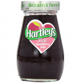 Hartley's Best Raspberry Jam   Glass Jar  340 grams